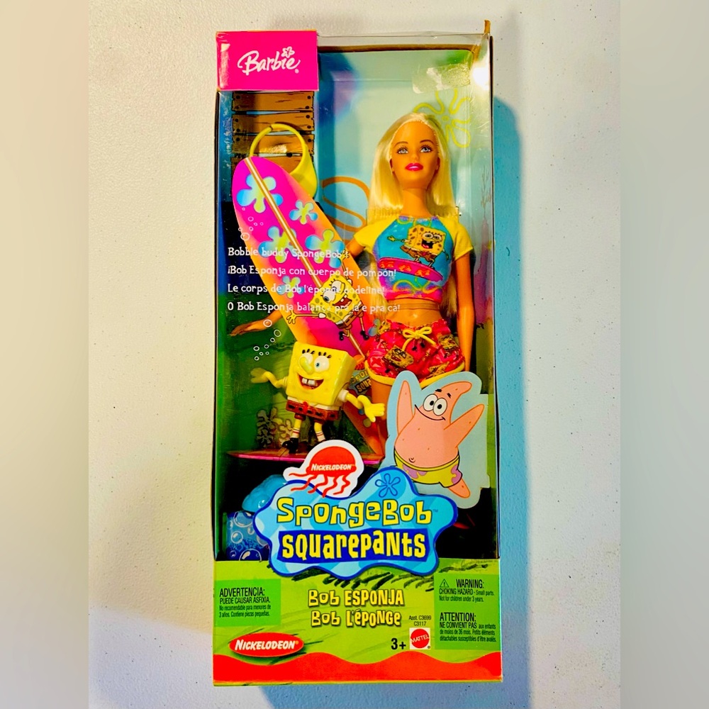 2003 Barbie Sponge Bob Square Pants